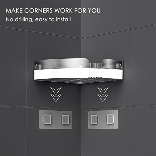50% Off 2-Pack Corner Shower Caddy Bathroom Storage - Image 3