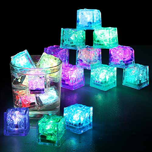 12 LED Ice Cubes Multicolor - Save 50%! - Image 1