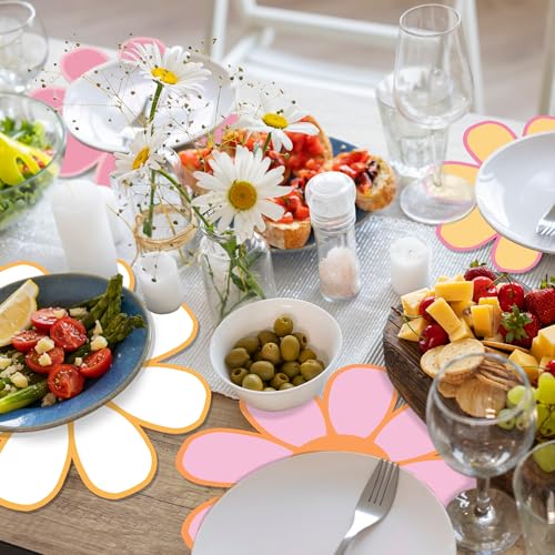 30 Daisy Print Disposable Placemats for Parties & Home - Image 4