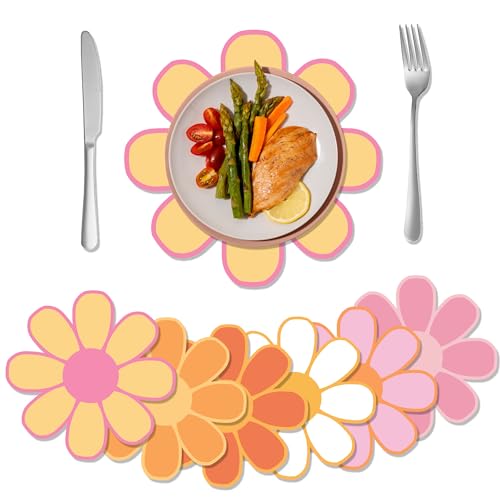 30 Daisy Print Disposable Placemats for Parties & Home - Image 5