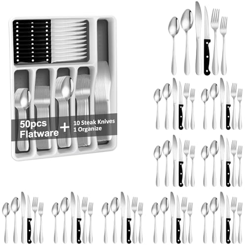30% Off 61Pc Silverware Set with Organizer - $20.99