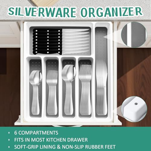 30% Off 61Pc Silverware Set with Organizer - $20.99 - Image 3