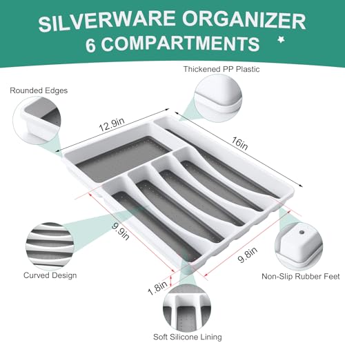 30% Off 61Pc Silverware Set with Organizer - $20.99 - Image 4