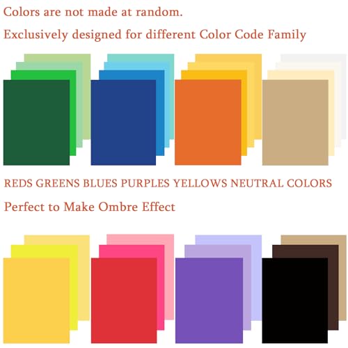 300 Sheets Colored Cardstock Paper for Crafts - Image 3