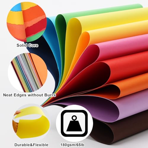 300 Sheets Colored Cardstock Paper for Crafts - Image 4