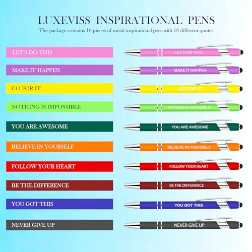 50% Off! 10 Inspirational Pens Bulk with Stylus, $13.92 Now - Image 7