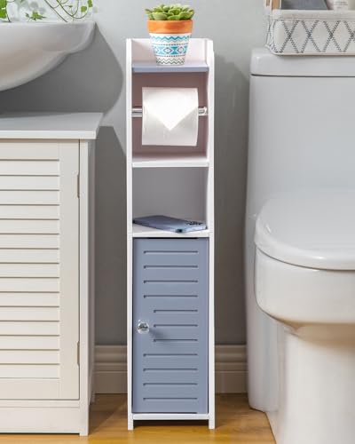 24% Off AOJEZOR Toilet Paper Holder Stand & Cabinet