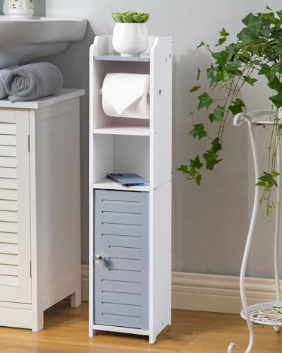 24% Off AOJEZOR Toilet Paper Holder Stand & Cabinet - Image 2