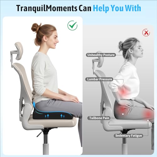 Save 9% on TranquilMoments Gel Memory Foam Seat Cushion - Image 3