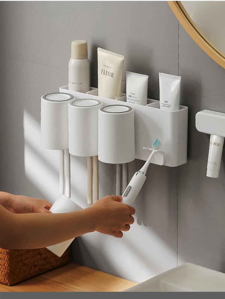 50% Off Wall-Mounted Toothbrush & Toothpaste Holder - Image 2