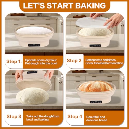 50% Off Electric Bread Proofing Basket, 2L, Folding Design - Image 6