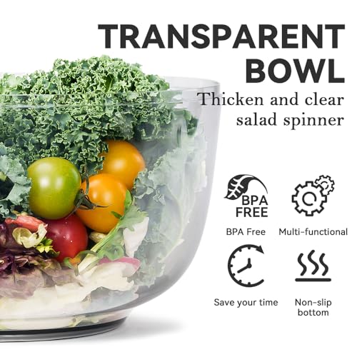 50% Off KEOUKE Salad Spinner & Veggie Chopper Set - Image 4