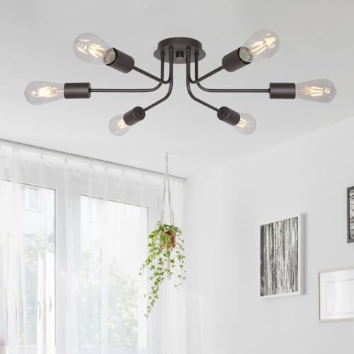 6-Light Sputnik Chandelier at 33% Off - $29.99 - Image 1