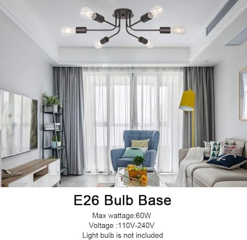 6-Light Sputnik Chandelier at 33% Off - $29.99 - Image 4