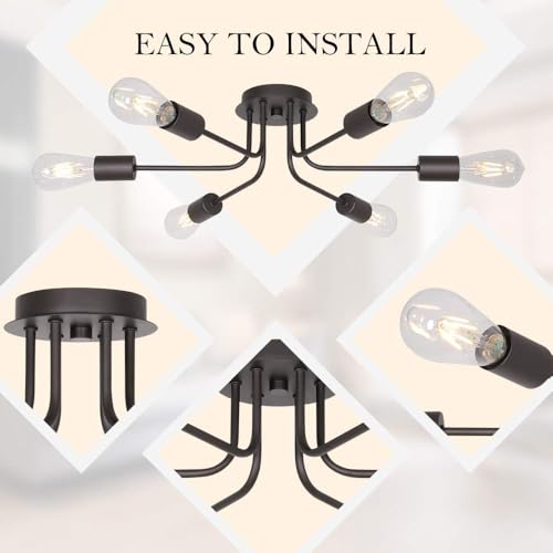 6-Light Sputnik Chandelier at 33% Off - $29.99 - Image 7