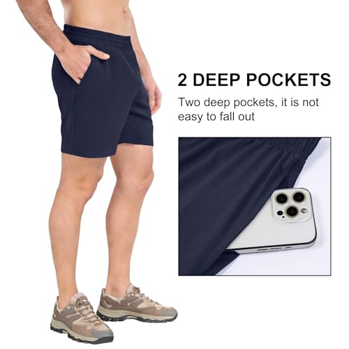 5-Pack Athletic Shorts for Men – Quick-Dry & Breathable - Image 5