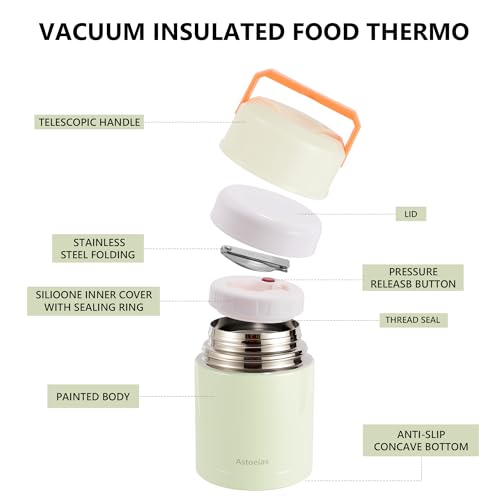 50% Off Insulated Thermo Soup Jar – 27 oz Stainless Steel - Image 3
