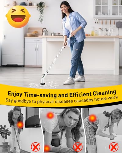 20% Off Electric Spin Scrubber with Extendable Handle - Image 3
