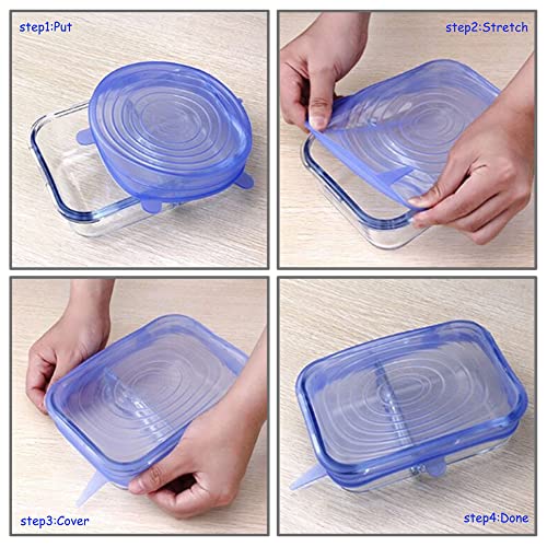 50% Off Reusable Silicone Stretch Lids Set of 12 - Image 3