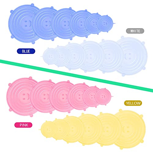 50% Off Reusable Silicone Stretch Lids Set of 12 - Image 6