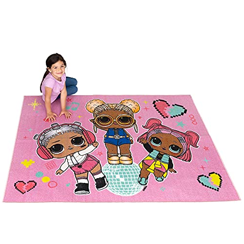 Kids Non-Slip Rug for LOL Surprise Fans - Image 1