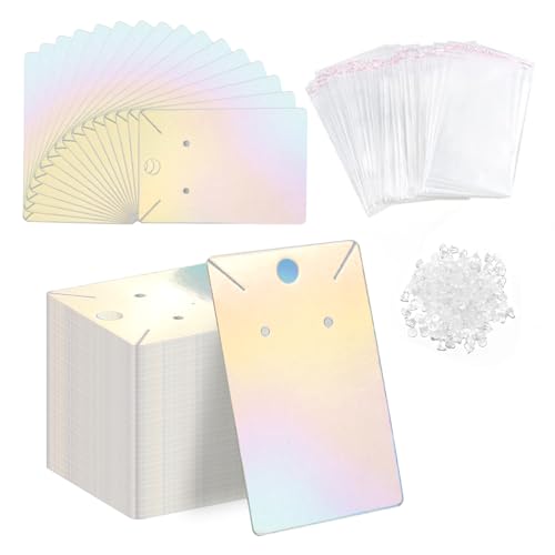 50% Off Fuceury 150 Pcs Holographic Earring Display Cards - Image 1