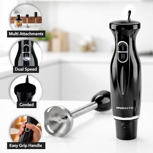 OVENTE Immersion Blender Set - 300W, 2 Speeds - Image 2
