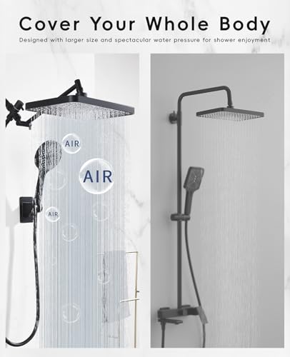 50% Off Starry Sky 12.2" Rain Shower Head Combo - Image 2