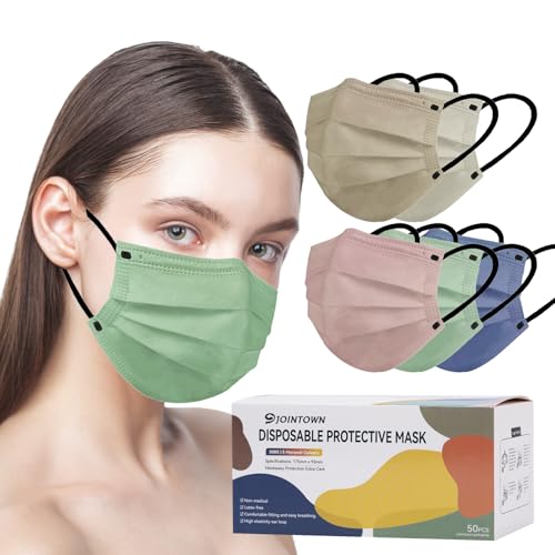 31% Off Jointown 50-Pack Disposable Face Masks - Image 1