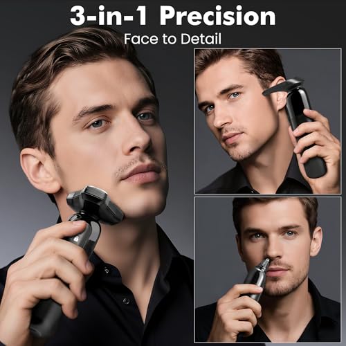 44% Off Flynth 3-in-1 Electric Razor for Men with Fast Charge - Image 2
