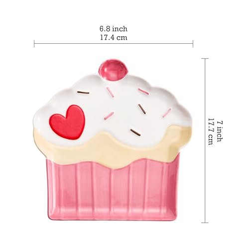 50% Off Bico Heart Cupcake Plates Set – Perfect for Desserts - Image 2
