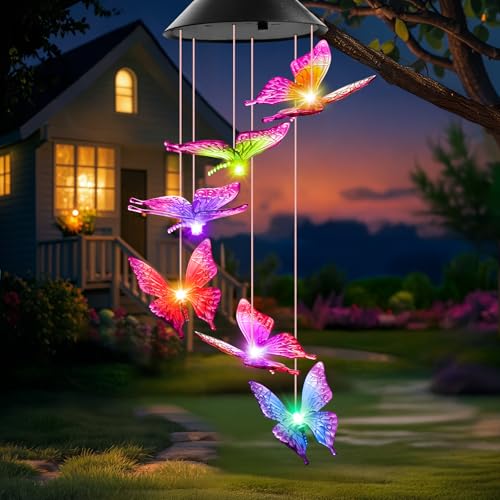 37% Off Solar Butterfly Wind Chimes for Women - Image 1