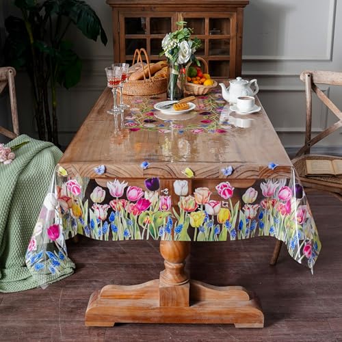 47% Off ARTABLE Clear Vinyl Tablecloth for Dining Tables - Image 4