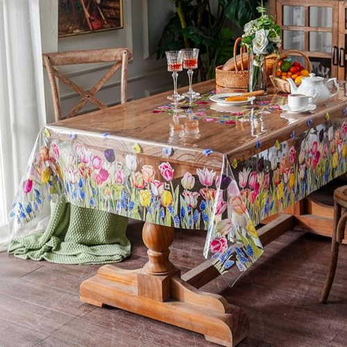 47% Off ARTABLE Clear Vinyl Tablecloth for Dining Tables - Image 5