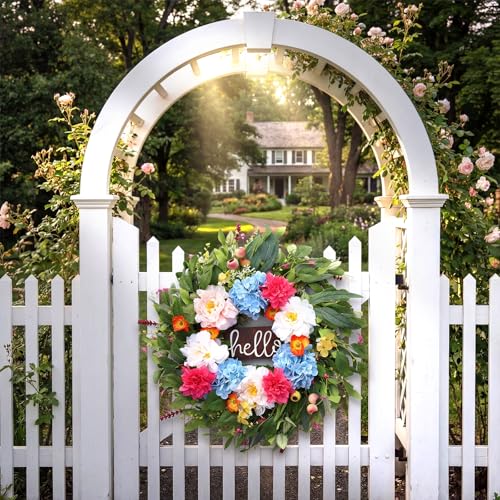 24" Artificial Peony Wreath, Was $59.99 Now $29.99 - Image 4