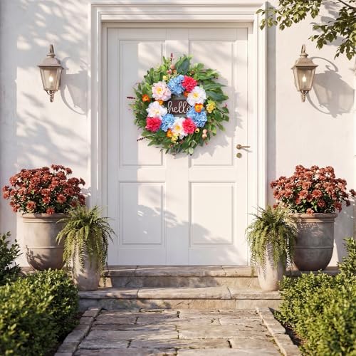 24" Artificial Peony Wreath, Was $59.99 Now $29.99 - Image 5