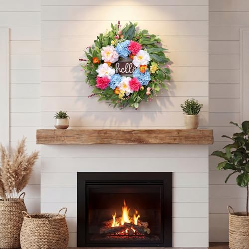 24" Artificial Peony Wreath, Was $59.99 Now $29.99 - Image 6
