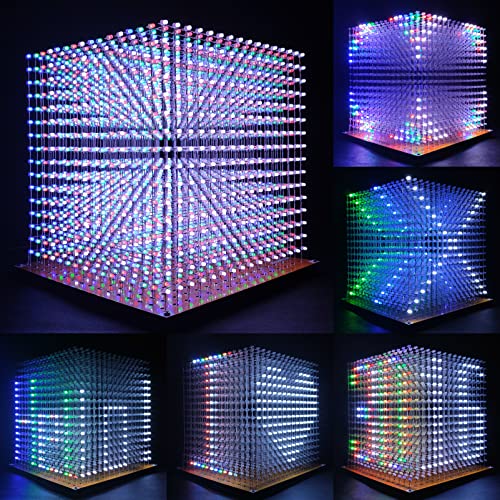 50% Off Mini 3D LED Cube DIY Soldering Kit - Image 2