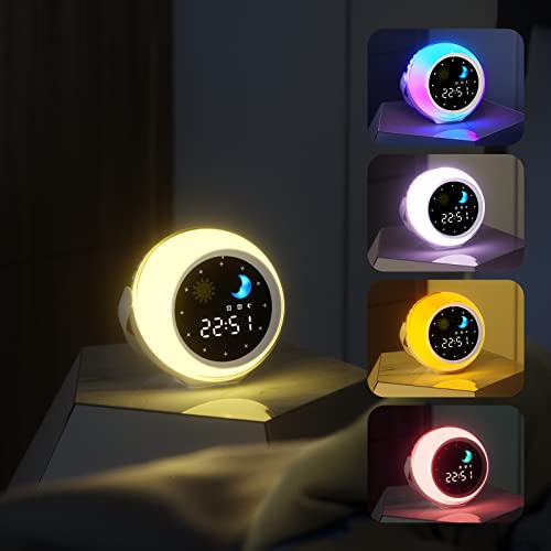 Kids Alarm Clock w/ Bluetooth & Wake-Up Light for $19.89 - Image 1