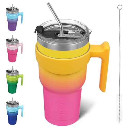 10% Off 30oz Insulated Stainless Steel Tumbler with Handle - Image 1