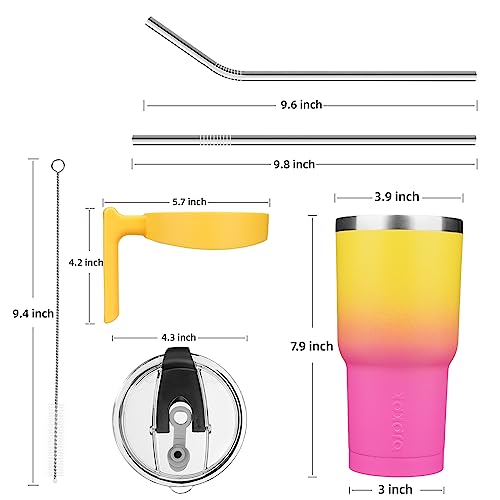 10% Off 30oz Insulated Stainless Steel Tumbler with Handle - Image 3