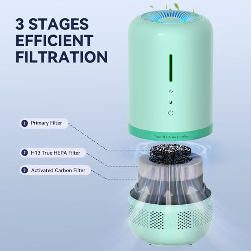 50% Off VENDFO H13 HEPA Air Purifier with Filter Reminder - Image 3