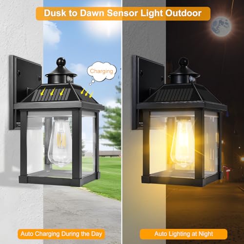 50% Off Solar Wall Lights Outdoor Dusk to Dawn Motion Sensor - Image 3