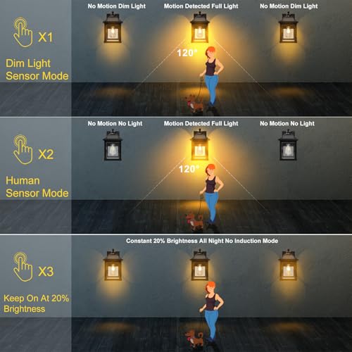 50% Off Solar Wall Lights Outdoor Dusk to Dawn Motion Sensor - Image 4