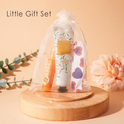 24 Hand Cream & Lip Balm Gift Sets with Organza Bags - Image 3