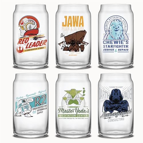 Save Up to 42% on JoyJolt Retro Star Wars Glass Tumblers Set - Image 1