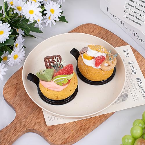 Plastic Dinnerware Set: 12-Piece Unbreakable Wheat Straw Plates, 17% Off - Image 6
