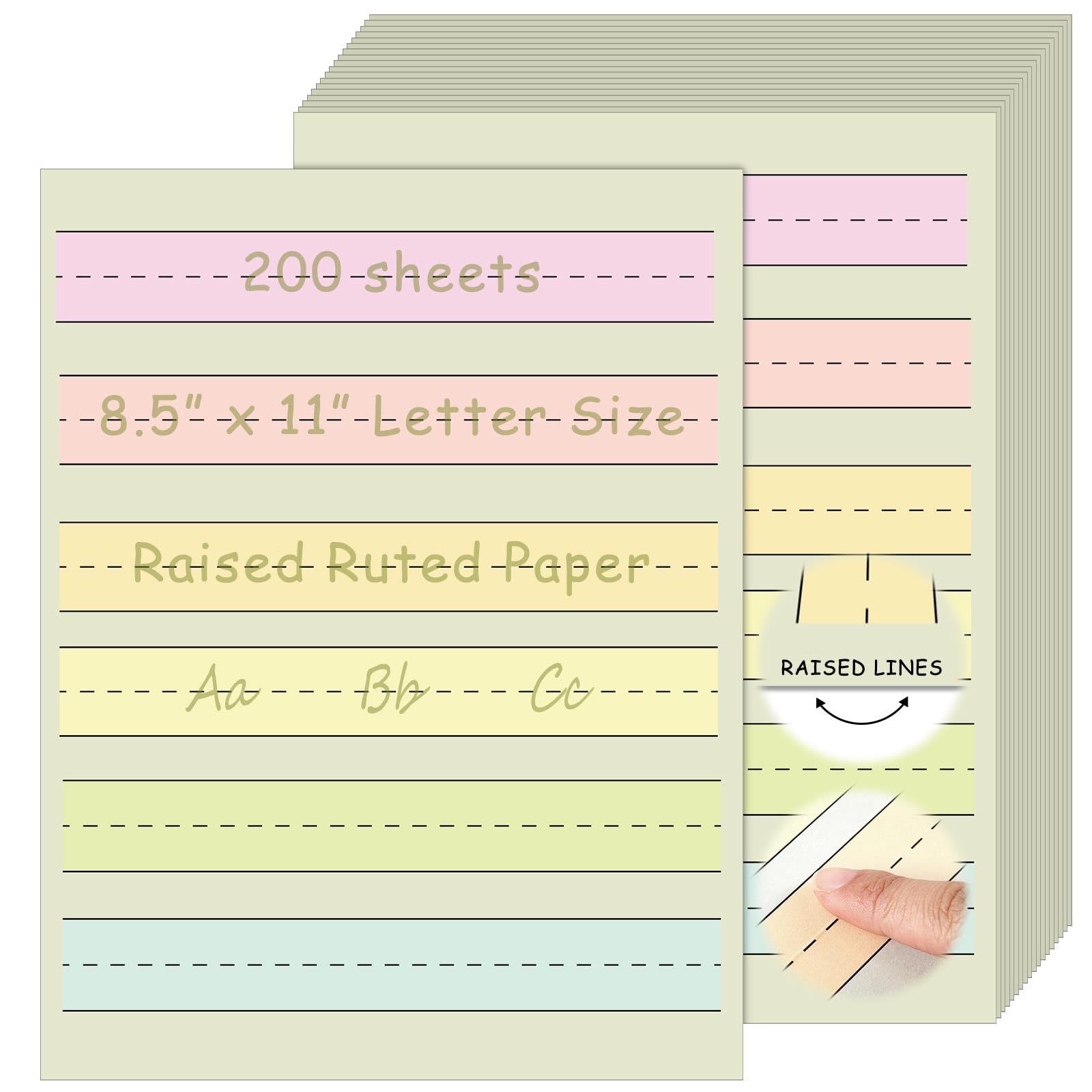 10% Off AmazingSpark Raised Line Paper for Handwriting