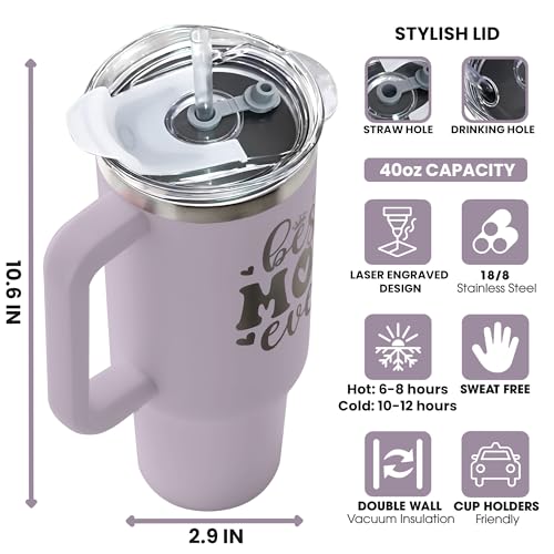 30% Off KatAndNat 40oz Mom Gift Tumbler Cup - Image 7
