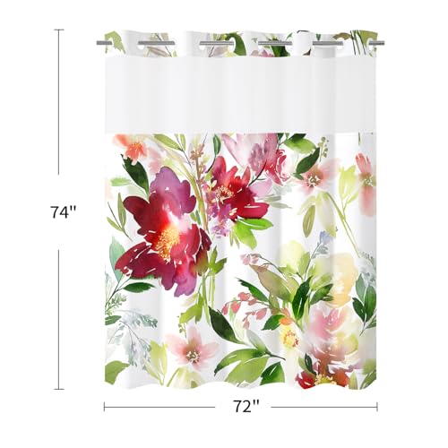 30% Off Litabel Watercolor Floral Shower Curtain Set - Image 2